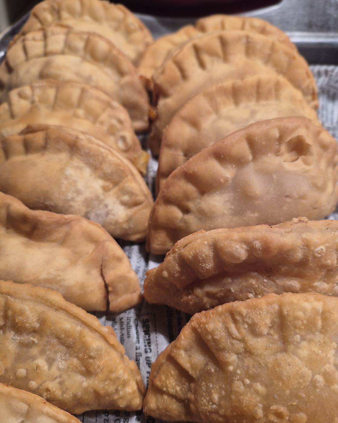 Empanadas recién fritas